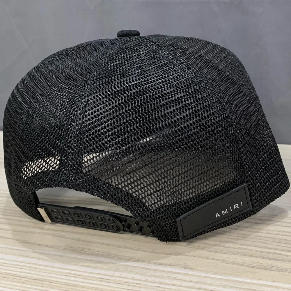 Amiri mesh trucker hat summer fashion sun cap - Picture 4 of 5